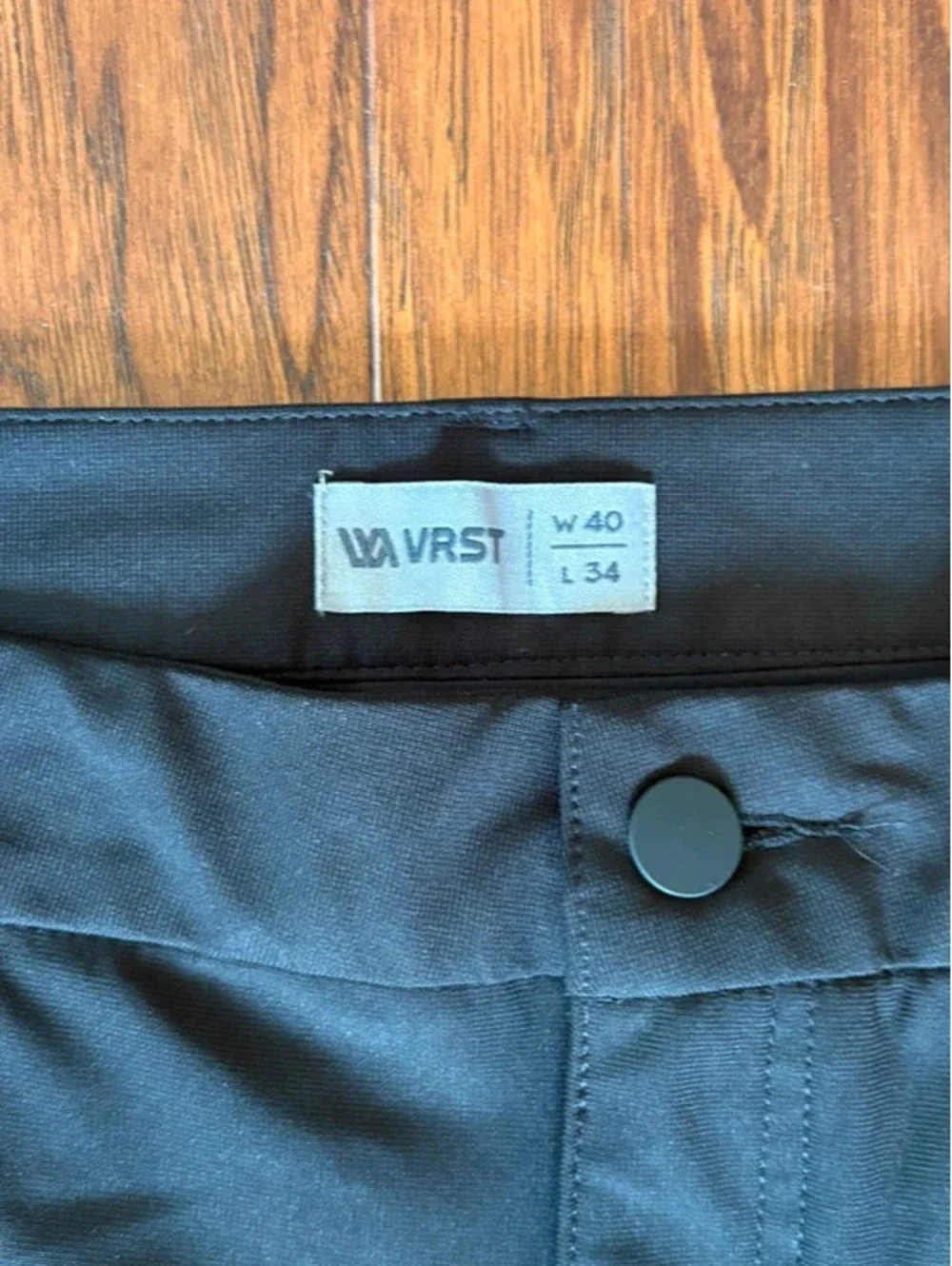 VRST Men’s Black Slim Fit Chinos. 40x34. NWT!